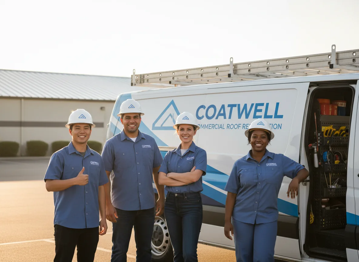 Commercial roof coating company in Burr Oak, KS